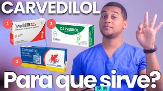 CARVEDILOL PARA QUE SIRVE  3 COSAS [upl. by Reagan]