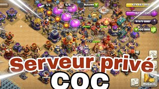 Serveur privé clash of clans pour jouer avec lhdv16  clash of clans [upl. by Graniela948]