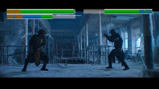 Scorpion and Cole Young vs SubZero Double Featurewith healthbars [upl. by Nedda]