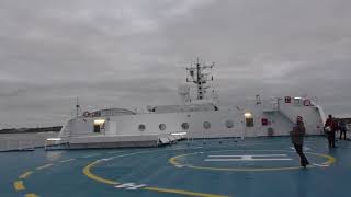 Brittany Ferries MV Armorique Arriving At Roscoff Finistère Brittany France 12th August 2017 [upl. by Archer671]