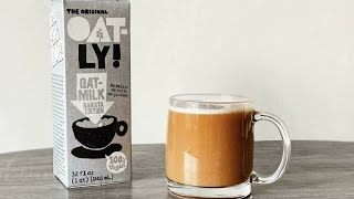 Oatly Barista Edition Oat Milk Coffee Creamer ☕️ COFFEE REVIEW [upl. by Anya]