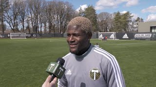 Dairon Asprilla  Timbers Training  Mar 27 2019 [upl. by Sachs]