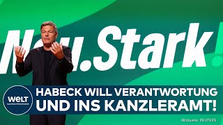 ROBERT HABECK „Jetzt nicht kneifen“ Rede auf dem Parteitag der Grünen in Wiesbaden  WELT Dokument [upl. by Ettevol]