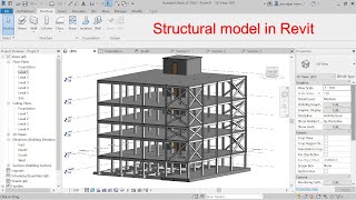 Structural modeling in Revit [upl. by Koy]