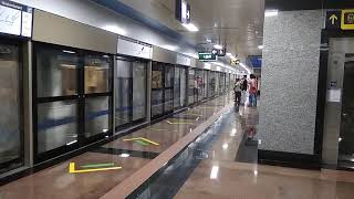 Government Estate Metro Station  Chennai Metro from Airport to Washermanpet Metro 3 [upl. by Ailecnarf]