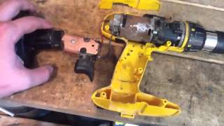 Dewalt DW 995 drill trigger replacement [upl. by Onilecram]