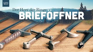 Der Herr der Ringe Brieföffner aus Mittelerde [upl. by Natsirt]