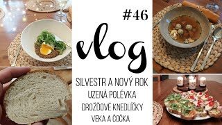 VLOG 46  náš Silvestr uzená polévka s knedlíčky domácí veka a čočka 🥂 [upl. by Arikat]