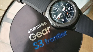 Samsung Gear S3 Frontier iOS Set Up  Quick look [upl. by Nnaaihtnyc201]