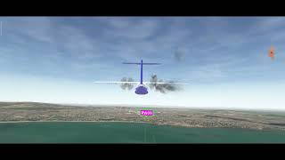 AIRLINE COMMANDER 2024FLIGHT GAMESENGINE 2 FAILURE LANDING [upl. by Annoel43]