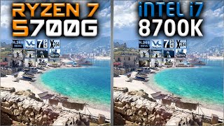 Ryzen 7 5700G vs i7 8700K Benchmarks – 15 Tests 🔥 [upl. by Kowatch]