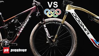 Specialized Epic 8 vs Pinarello Dogma XC Two Elite Level XC Race Bikes Compared [upl. by Neram]