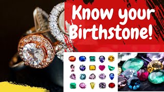 Birthstone by Month  Know your Birthstone  Birthstone Chart  Birthstone Meaning [upl. by Jesus]