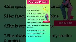 Essay on my best friendsMy best friend essay [upl. by Airrej]