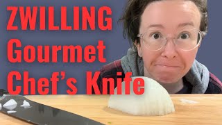 ZWILLING Gourmet 8inch Chef’s Knife Review [upl. by Esoranna]