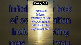 What are the signs that fasting is not working for me [upl. by Hteik]