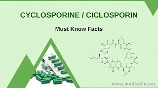 Cyclosporine or Ciclosporin Sandimmune Immunosuppressant Prevents Organ Transplant Rejection [upl. by Critchfield]