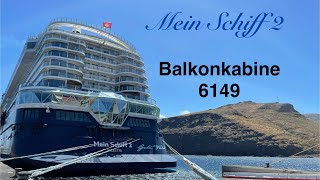 Balkonkabine 6149 Mein Schiff 2 Sichtbehinderung [upl. by Cammy]