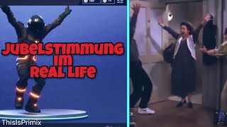 Jubilation Dance  Jubelstimmung Tanz im Real Life  Fortnite Battle Royale [upl. by Namyaw]