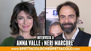 QUESTO NOSTRO AMORE 80  Anna Valle e Neri Marcorè intervistati [upl. by Siana]