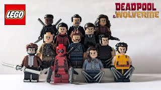 LEGO DEADPOOL AND WOLVERINE Custom Minifigure Showcase [upl. by Tsew]