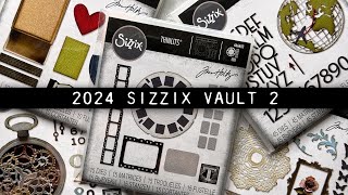 Tim Holtz Sizzix Vault 2 Collection 2024 [upl. by Otila]