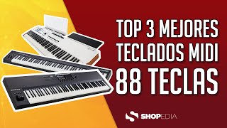 🏆 TOP 3 MEJORES TECLADOS MIDI 88 TECLAS 2023  COMPARACIÓN Y ANÁLISIS [upl. by Viehmann]