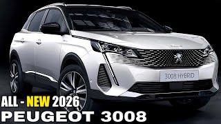 2026 PEUGEOT 3008  New Stylish RedesignExterior Interior amp Specs [upl. by Ahsinyd]