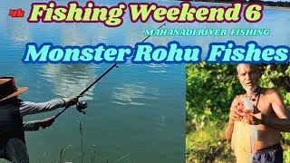 Majestic Rohu Fishing in Mahanadi river Huge Catches amp Serene Views 🌊 RohuFishing ମହାନଦୀରେମାଛ [upl. by Iy]