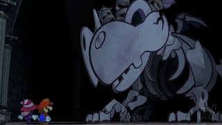 Bonetails battle theme on Paper Mario TTYD remake got me like [upl. by Aidualk481]