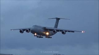 Zürich Airport 21012018 Lockheed C5M Super Galaxy and more [upl. by Blight]