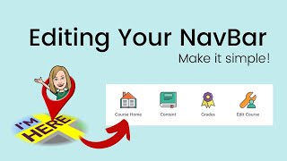 Editing Your NavBar in Brightspace by D2L  Tutorial for Teachers [upl. by Yesdnik]