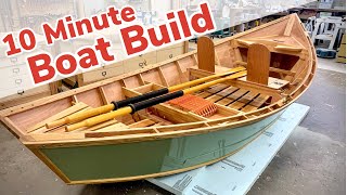 10 Minute Boat Build  Boat Build Start to Finish [upl. by Atiraj]