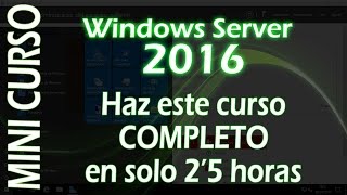 01 Proceso de instalación  MINI Curso Windows Server 2016 [upl. by Akihsan972]