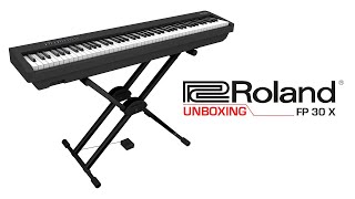 Roland FP 30X Unboxing [upl. by Noemad]