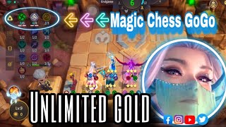 Commander Chou skill one Combo Unlimited Gold  Mobile Legends Magic Chess GoGo [upl. by Ainaznat]