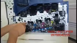 How to change toner for xerox wc 78 series  fujixerox APDC IVV 22334455 series [upl. by Toth]