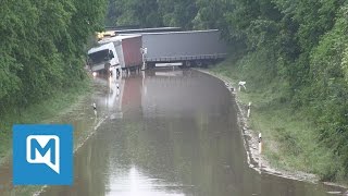 Hochwasser in Niederbayern  Video aus dem Katastrophengebiet Simbach am Inn [upl. by Neih]