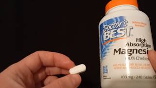 Review of Doctors Best High Absorption Magnesium 100 Chelated 100 mg  240 Tablets [upl. by Barker]