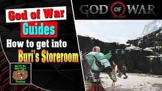 God of War  How to get into Buris Storeroom [upl. by Marou224]