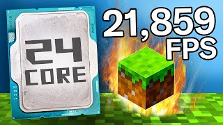 Minecraft On The Worlds FASTEST CPU [upl. by Aynahs446]