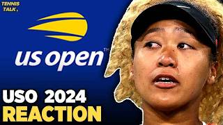 Swiatek Gauff Easy Draw  Ostapenko vs Osaka R1 US Open 2024 Draw Reaction [upl. by Ayal278]