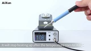 AiXun T3A amp T3AS Smart Soldering Station Operation Video [upl. by Steinberg]