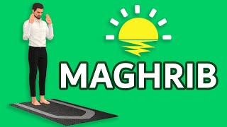 How to pray Maghrib for men beginners  with Subtitle [upl. by Dier]