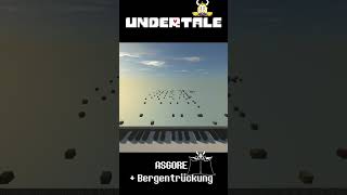 UNDERTALE  Bergentrückung  ASGORE part 12 Minecraft Noteblockshorts undertale Asgore [upl. by Maible]