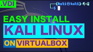 FASTEST Install Kali Linux in VirtualBox in 2024 using VDI VBOX [upl. by Anirbys]