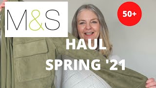 MARKS AND SPENCER HAUL  MampS SPRING 2021 CLOTHES PURCHASES OVER 50  My Over 50 Fashion Life [upl. by Asiruam]