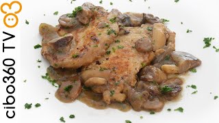 Scaloppine di maiale ai funghi [upl. by Theodoric]