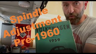 How to Shim the Torsion Arm Link Pins  Pre1960 VW Beetle Spindles [upl. by Rohclem]