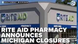 Rite Aid announces several closures in Michigan after filing for bankruptcy [upl. by Banquer]